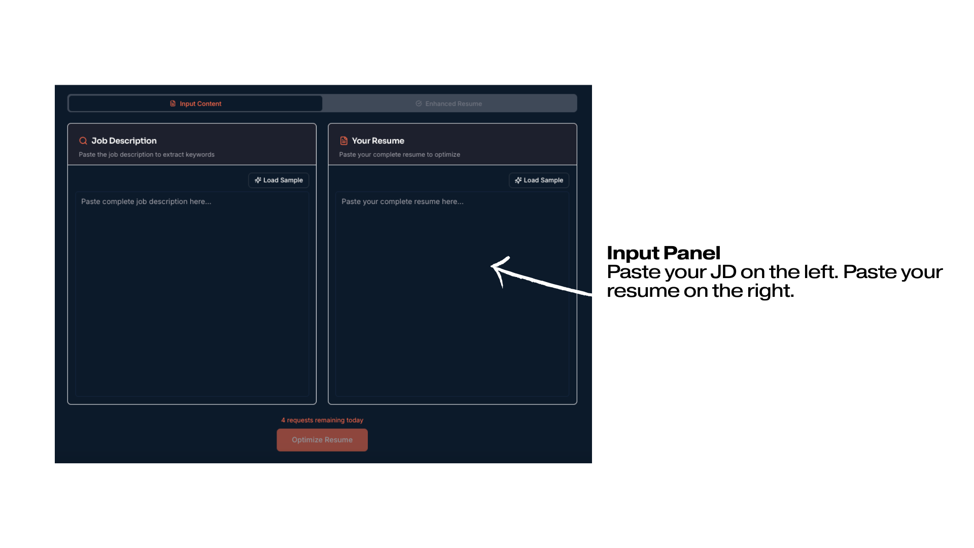 Input Panel